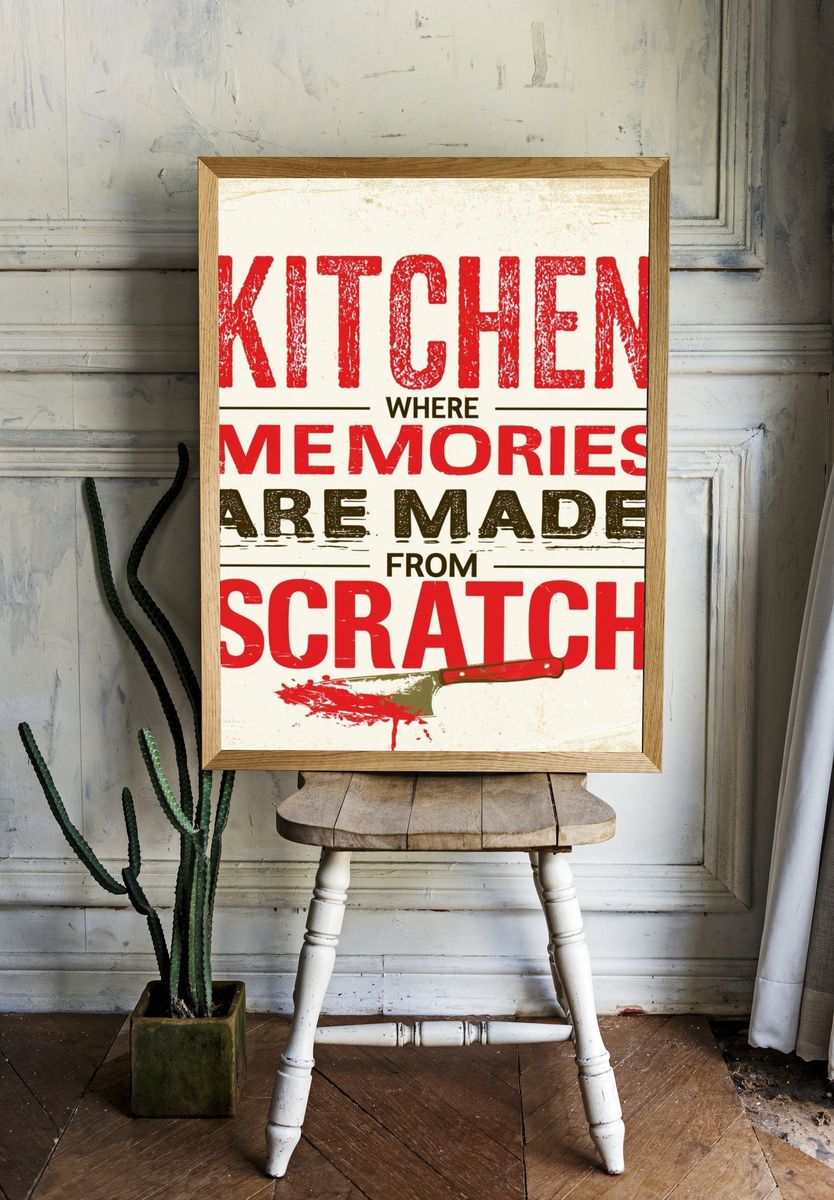 Kitchen Memories From Scratch Poster. — room view 1