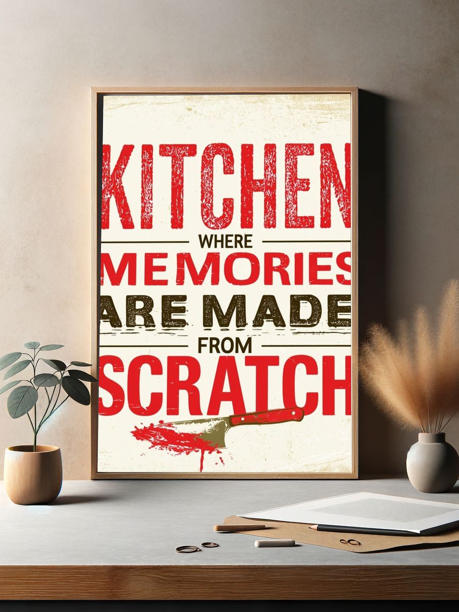 Kitchen Memories From Scratch Poster. — room view 2