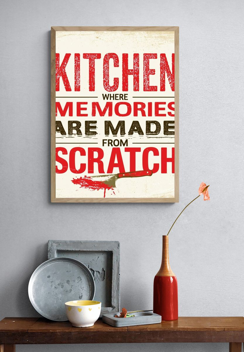 Kitchen Memories From Scratch Poster. — room view 3