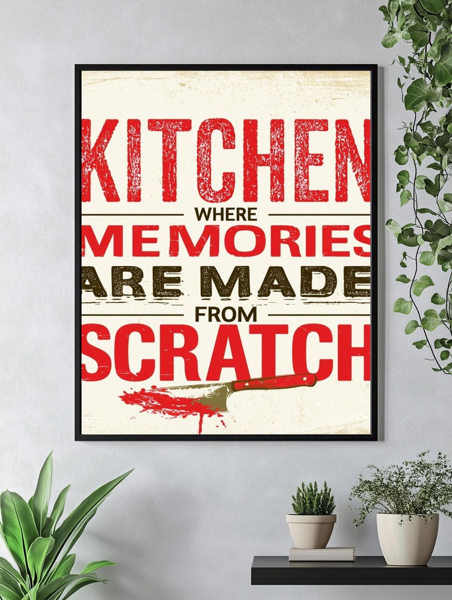 Kitchen Memories From Scratch Poster. — room view 4