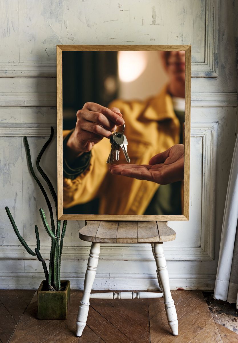 Key Handover Photography Poster. room preview