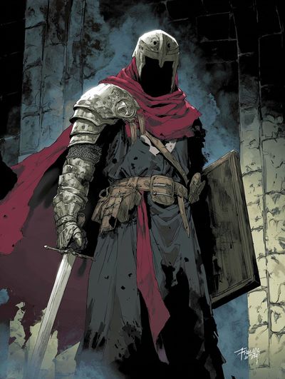 Knight in Armor — Fantasy Print
