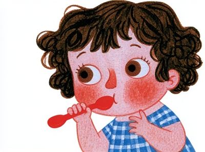 Curious Child Illustration Poster.