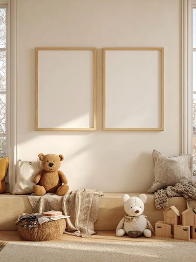 Cozy Kids Room Decor Poster. poster