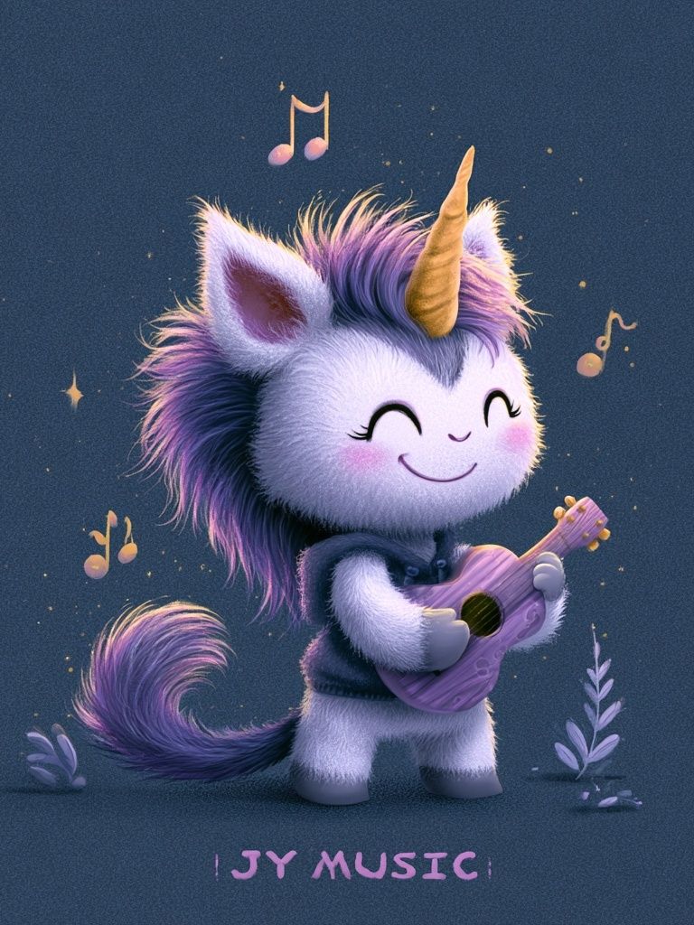 Unicorn Music Poster. poster detail