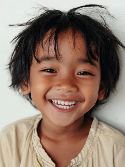 Joyful Child Portrait Poster. poster print
