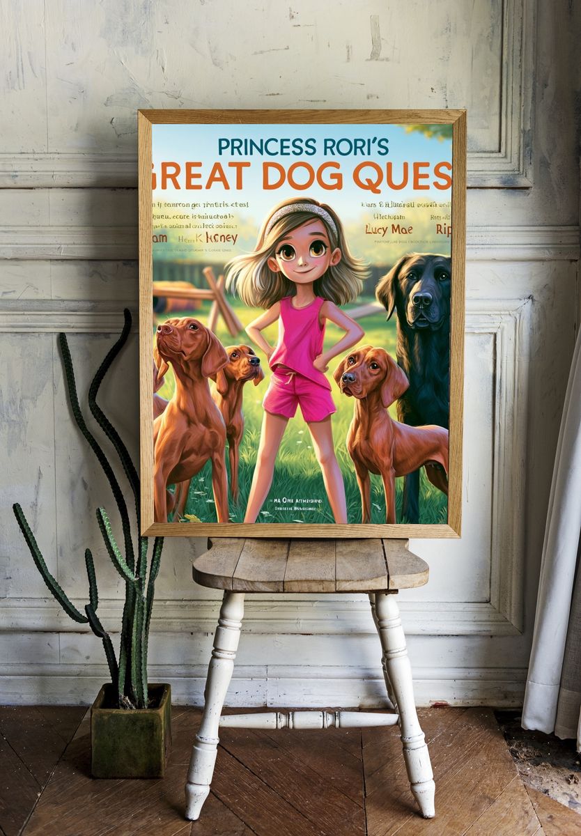 Princess Rori's Great Dog Quest Poster. — room view 1