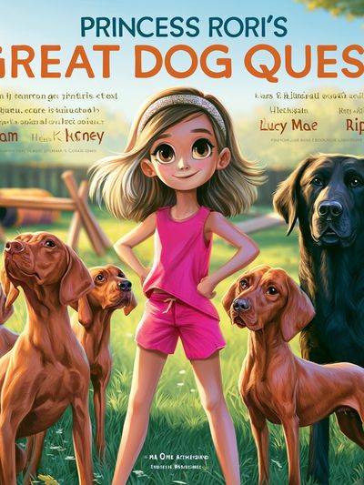 Princess Rori's Great Dog Quest Poster. poster print
