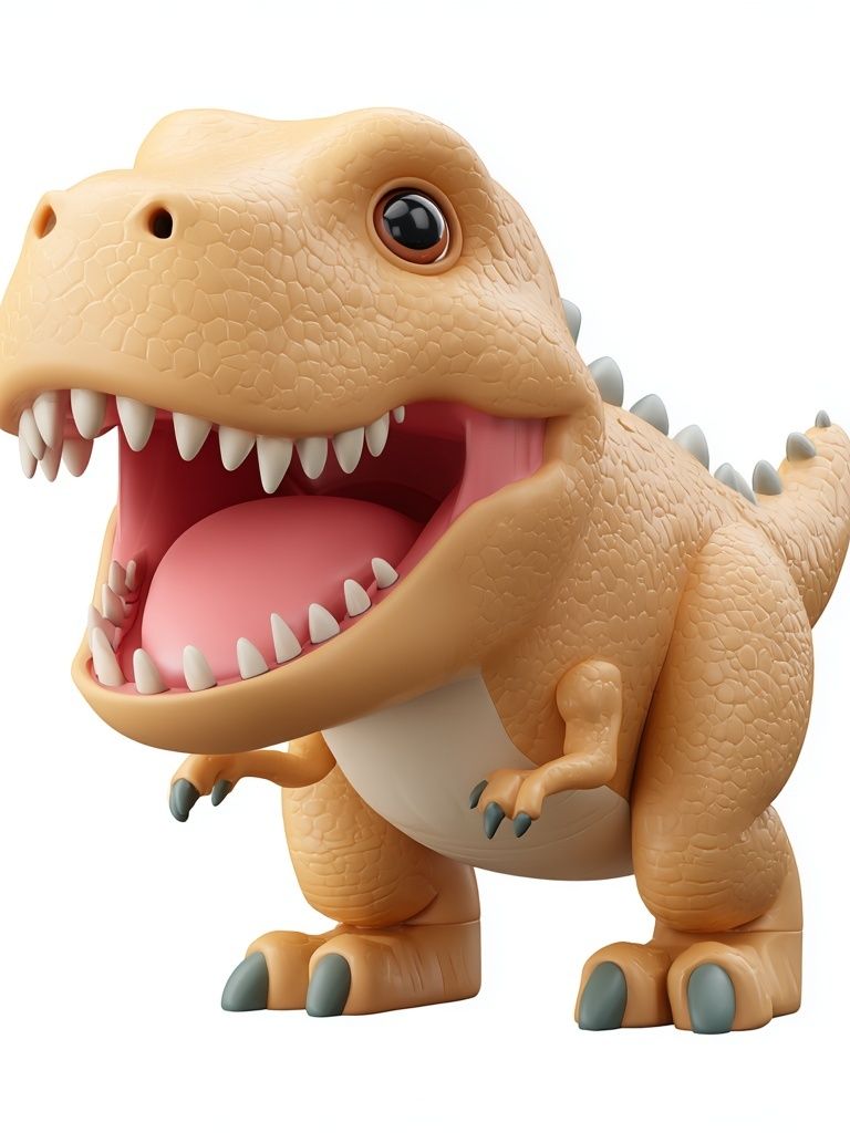 Cute T-Rex Cartoon Poster. poster detail