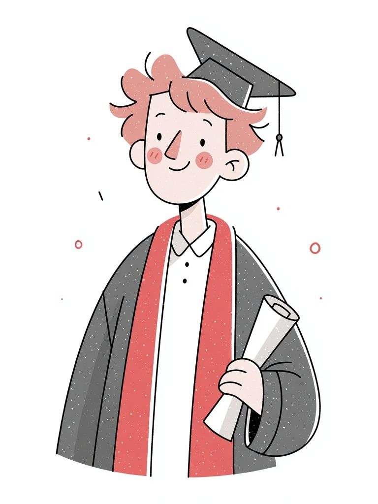 Graduation Student Illustration Poster. poster detail
