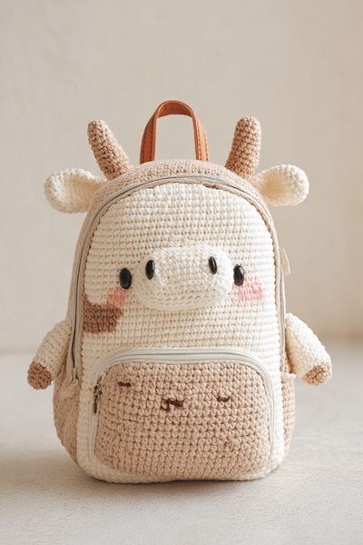 Cute Cow Backpack — Print. poster print