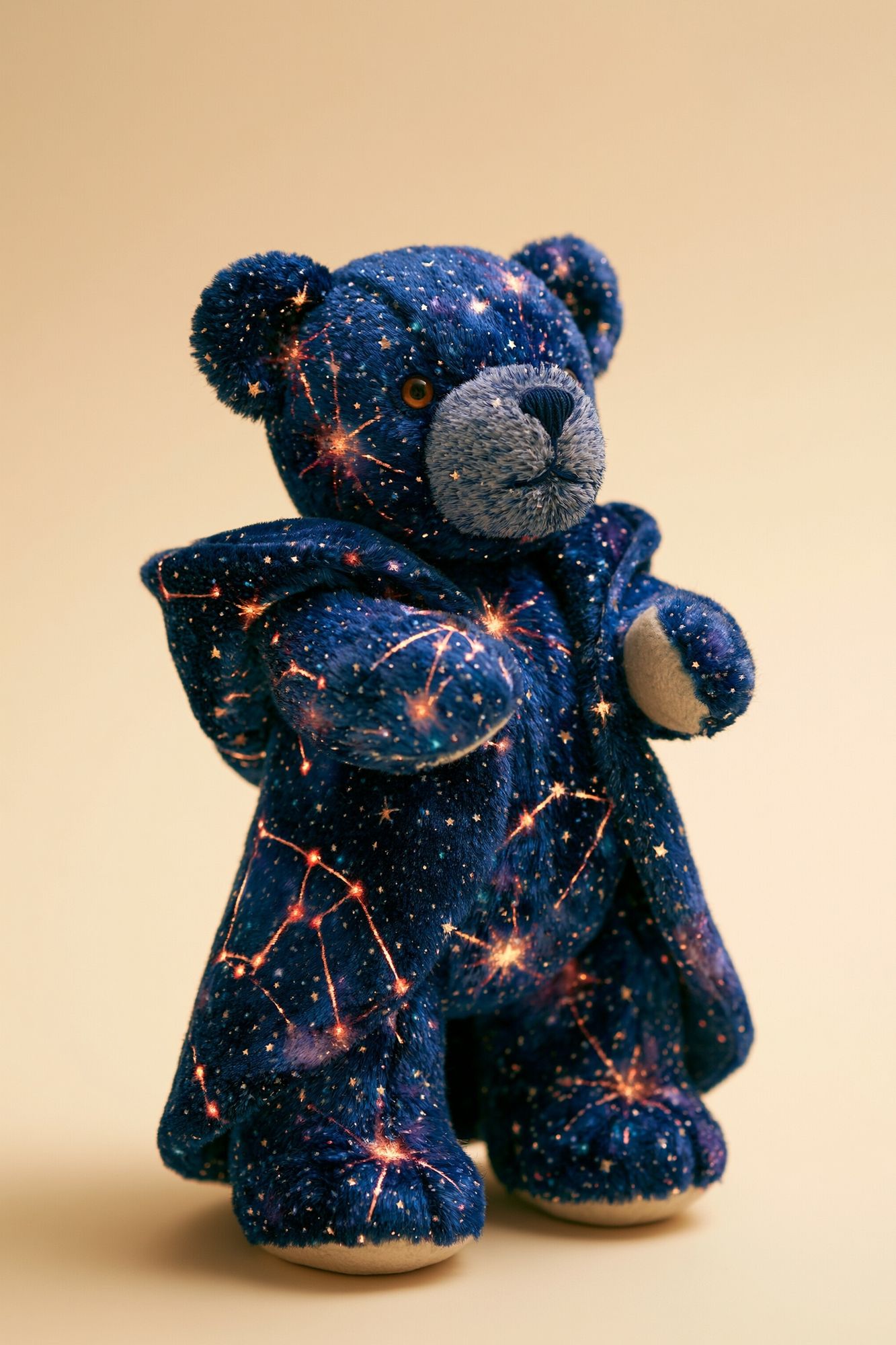 Cosmic Teddy Bear Illustration Print. poster detail