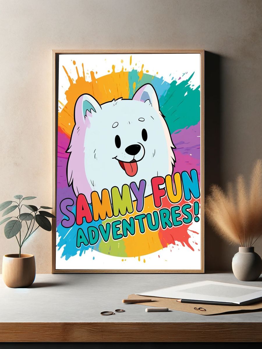 Sammy Fun Adventures Cartoon Poster. — room view 2