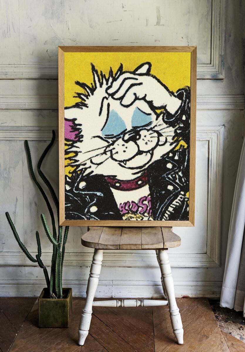 Cool Cat — Vintage Print room preview