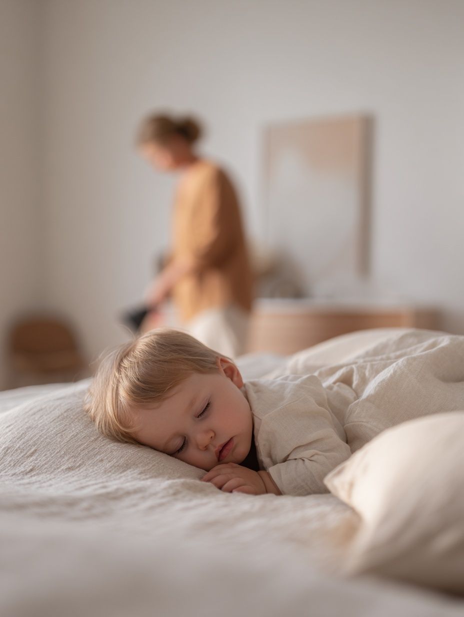 Sleeping Baby — Minimalist Print. poster detail