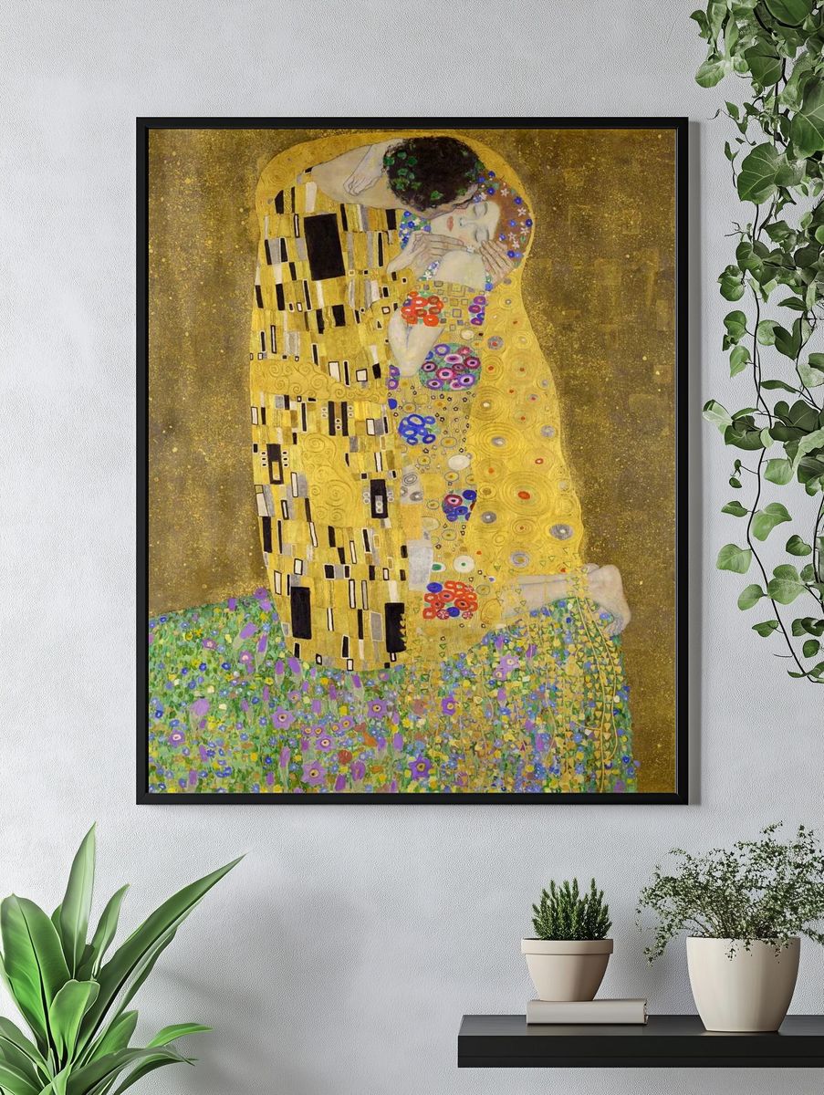 The Kiss — Fine Art Print. — room view 4
