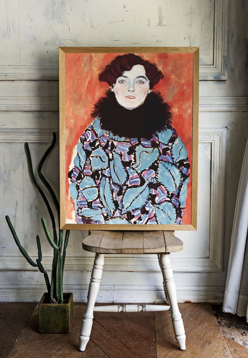 Gustav Klimt 's Portrait Johanna. room preview