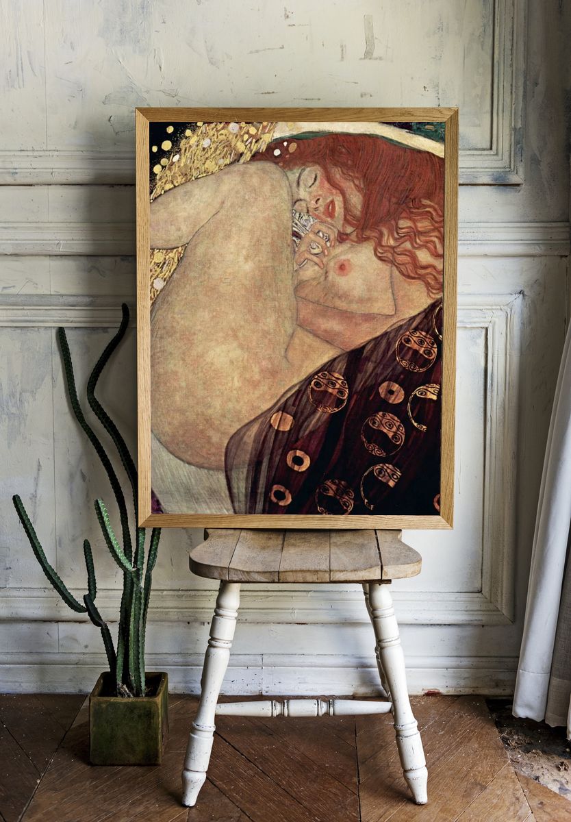 Gustav Klimt 's Danae (1907-1908). — room view 1