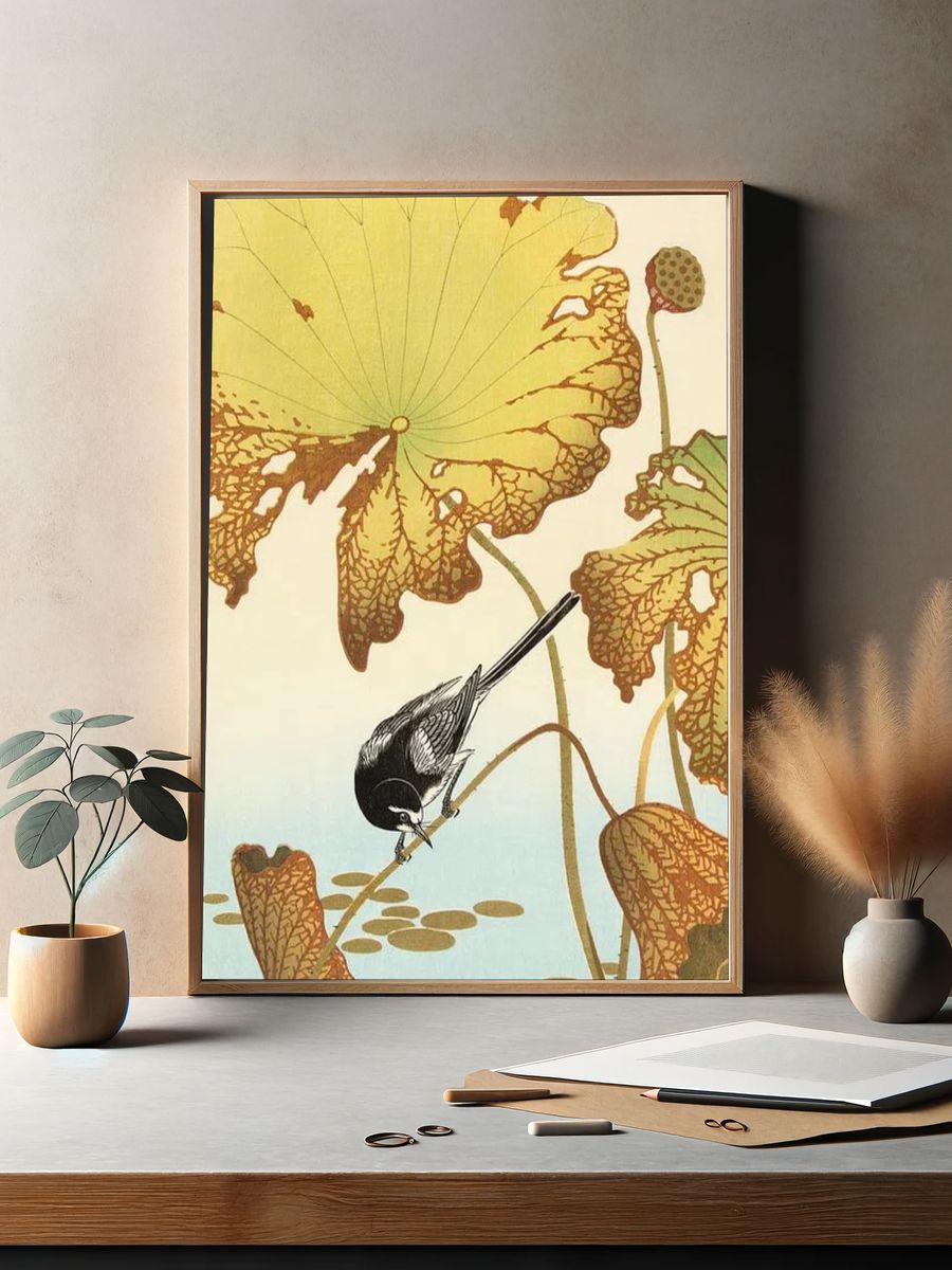 Japanese wagtail lotus plant. — room view 2