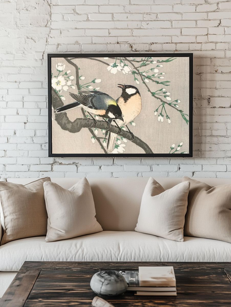 Tits Cherry Branch (1900–1910) Ohara. room preview