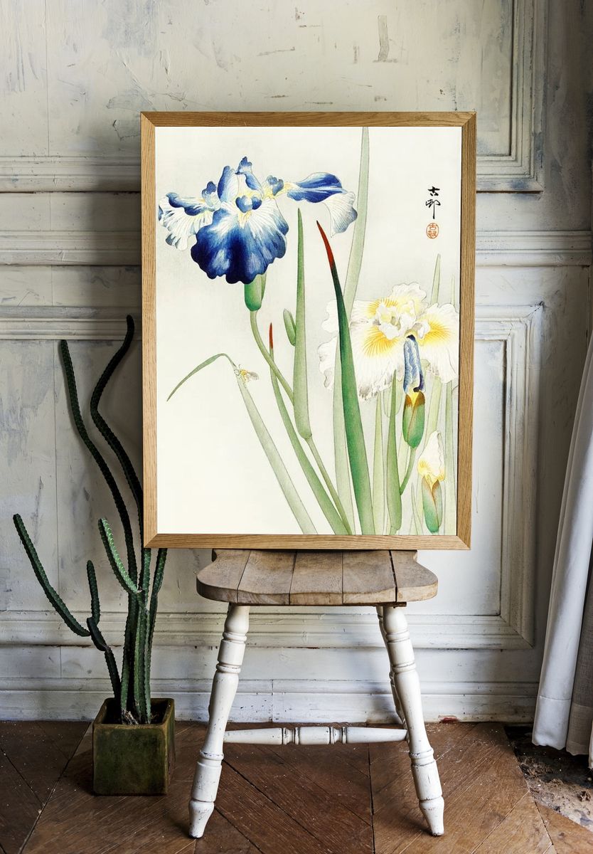Irises (1900 - 1936) Ohara. — room view 1