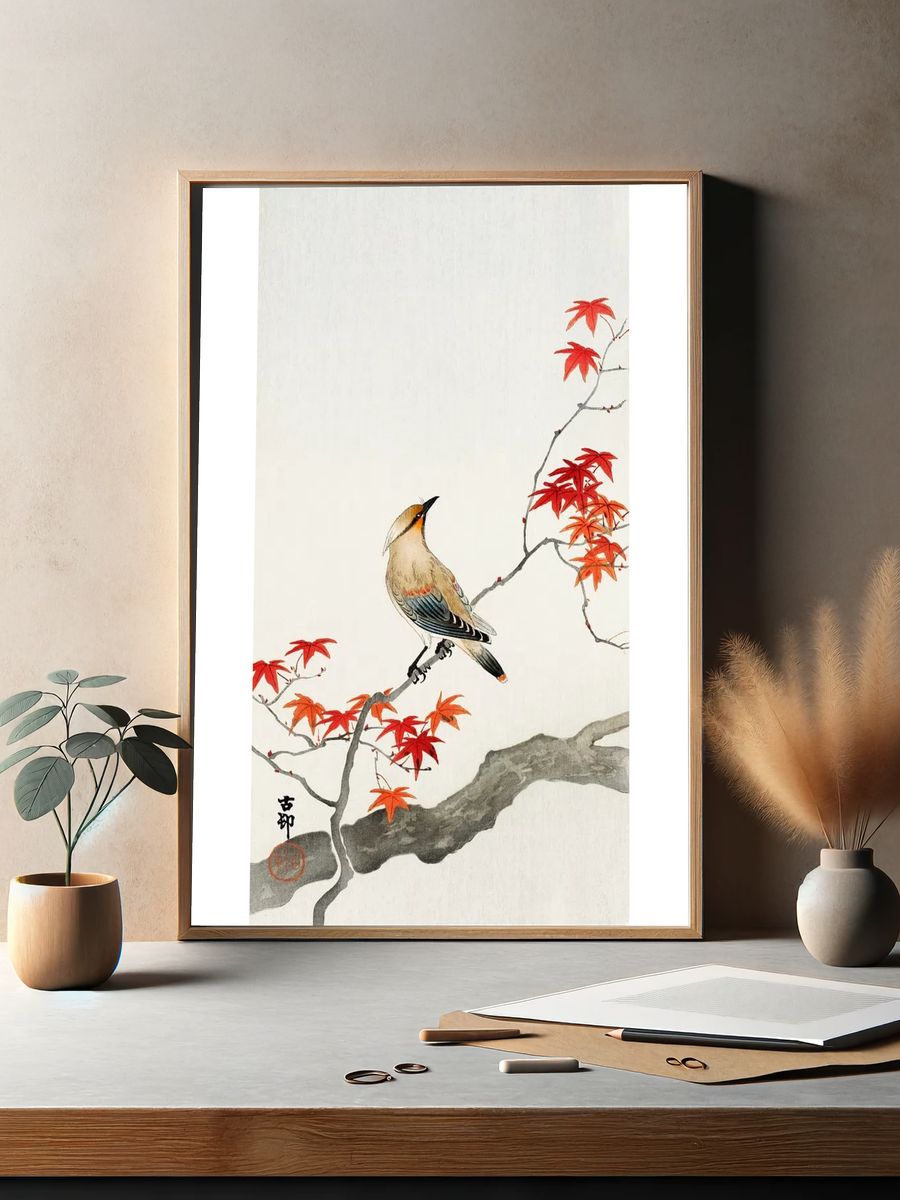 Japanese plague bird maple. — room view 2
