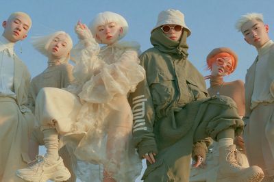 K-Pop Fashion Crew Photography Poster. poster