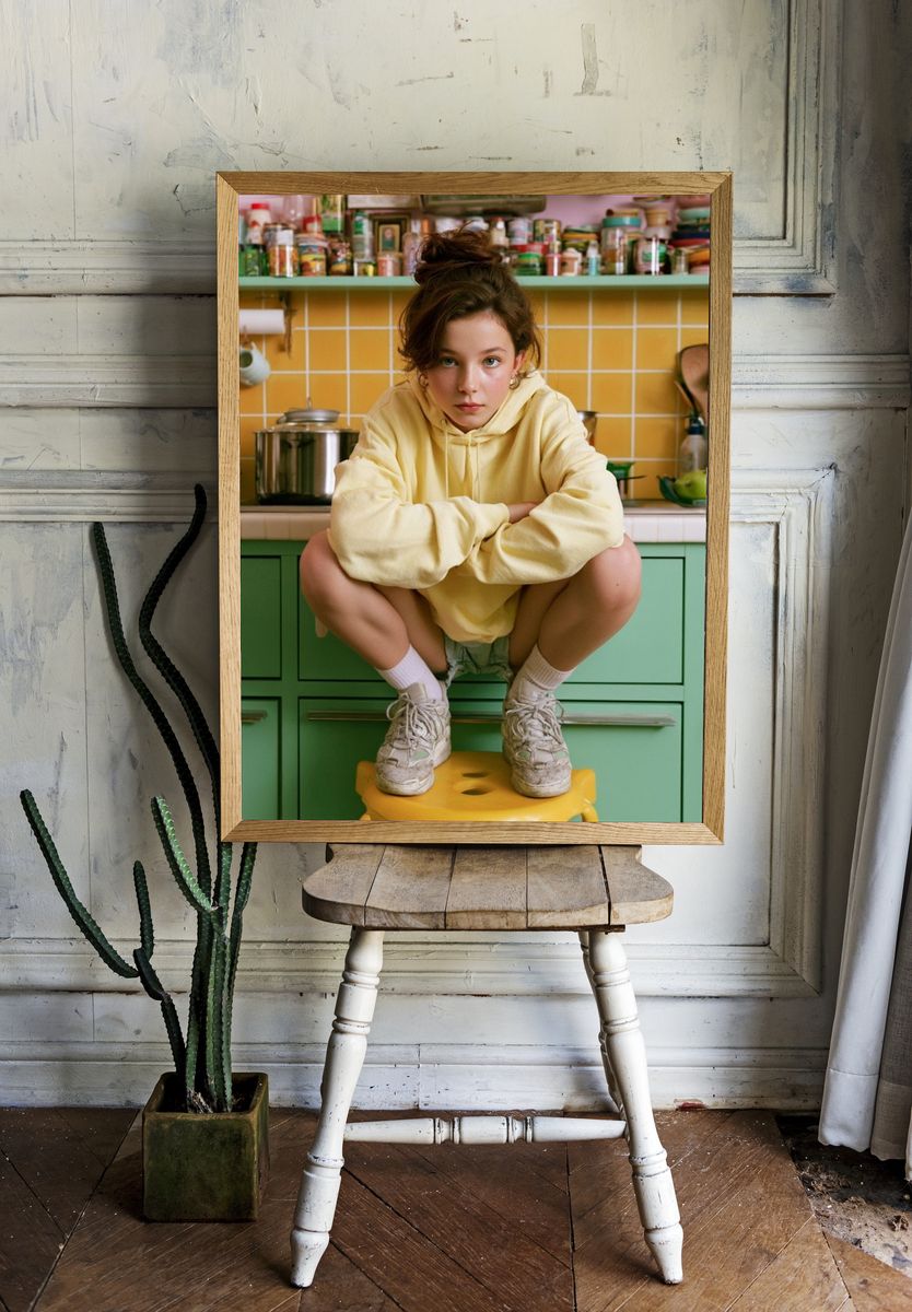 Kitchen Portrait Photography Poster. — room view 1