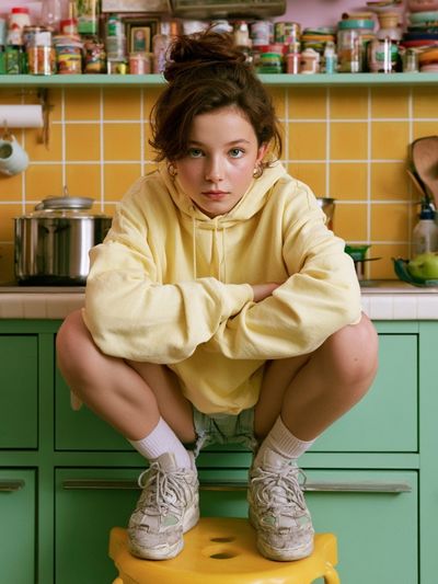 Kitchen Portrait Photography Poster. poster