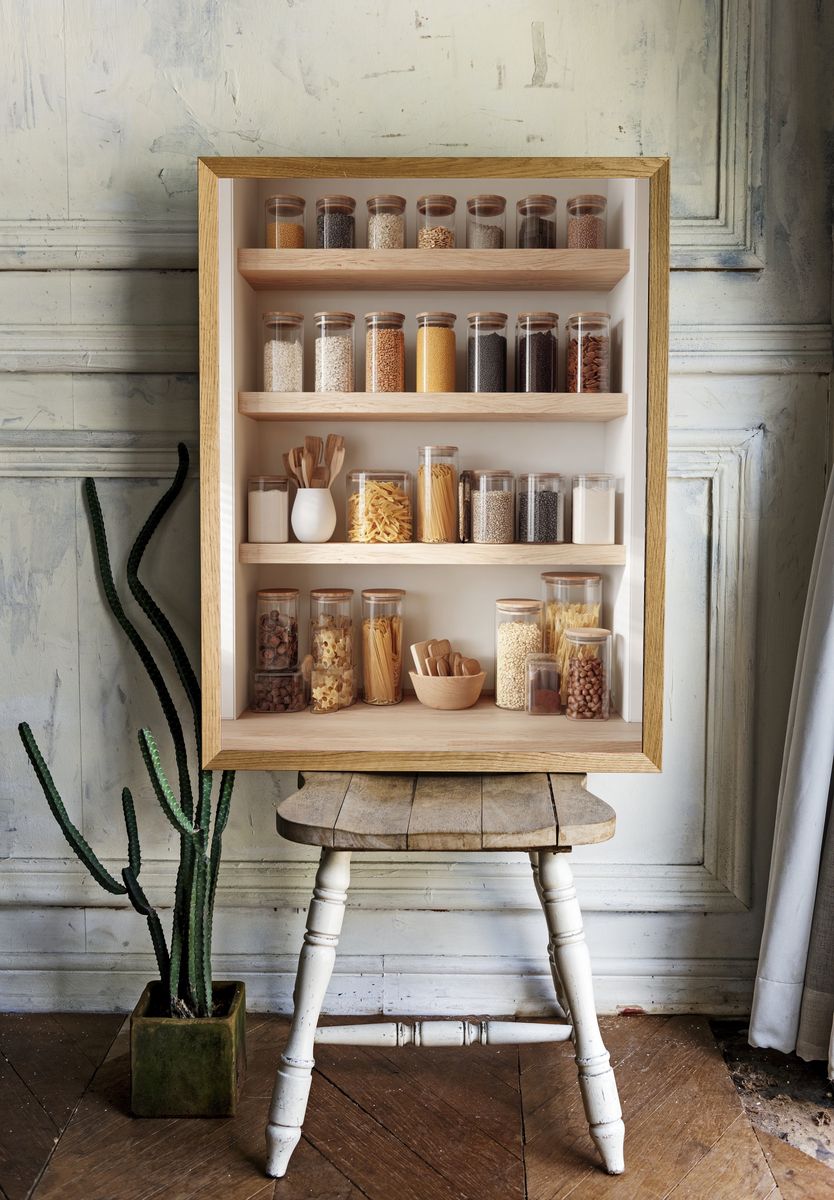 Stylish Kitchen Storage Poster. — room view 1