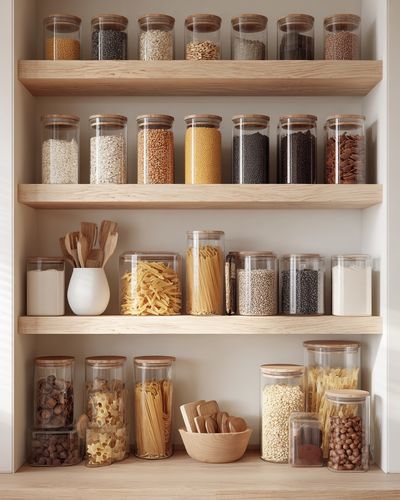 Stylish Kitchen Storage Poster. poster print