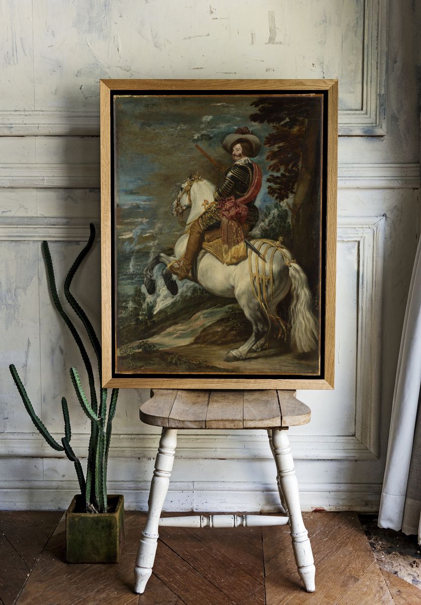 Don Gaspar de Guzmán (1587–1645), Count-Duke of Olivares by Juan Bautista Martínez del Mazo — Art Print. — room view 1