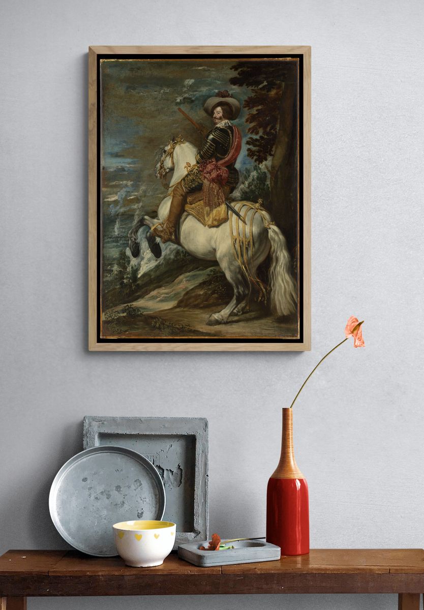 Don Gaspar de Guzmán (1587–1645), Count-Duke of Olivares by Juan Bautista Martínez del Mazo — Art Print. — room view 3