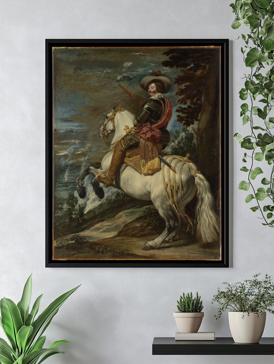 Don Gaspar de Guzmán (1587–1645), Count-Duke of Olivares by Juan Bautista Martínez del Mazo — Art Print. — room view 4