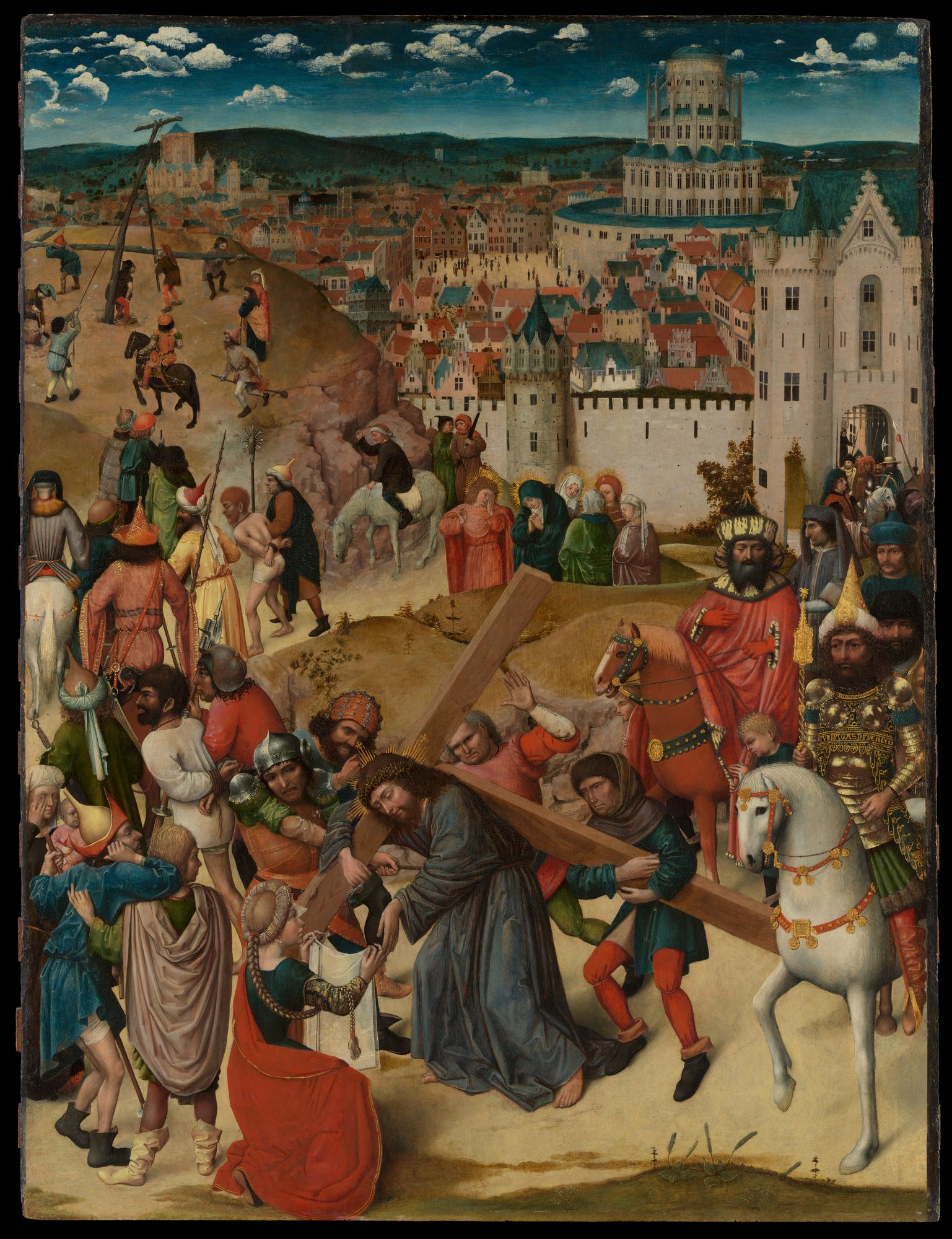 Christ Bearing the Cross by North Netherlandish (Bruges) Painter — Art Print. poster detail