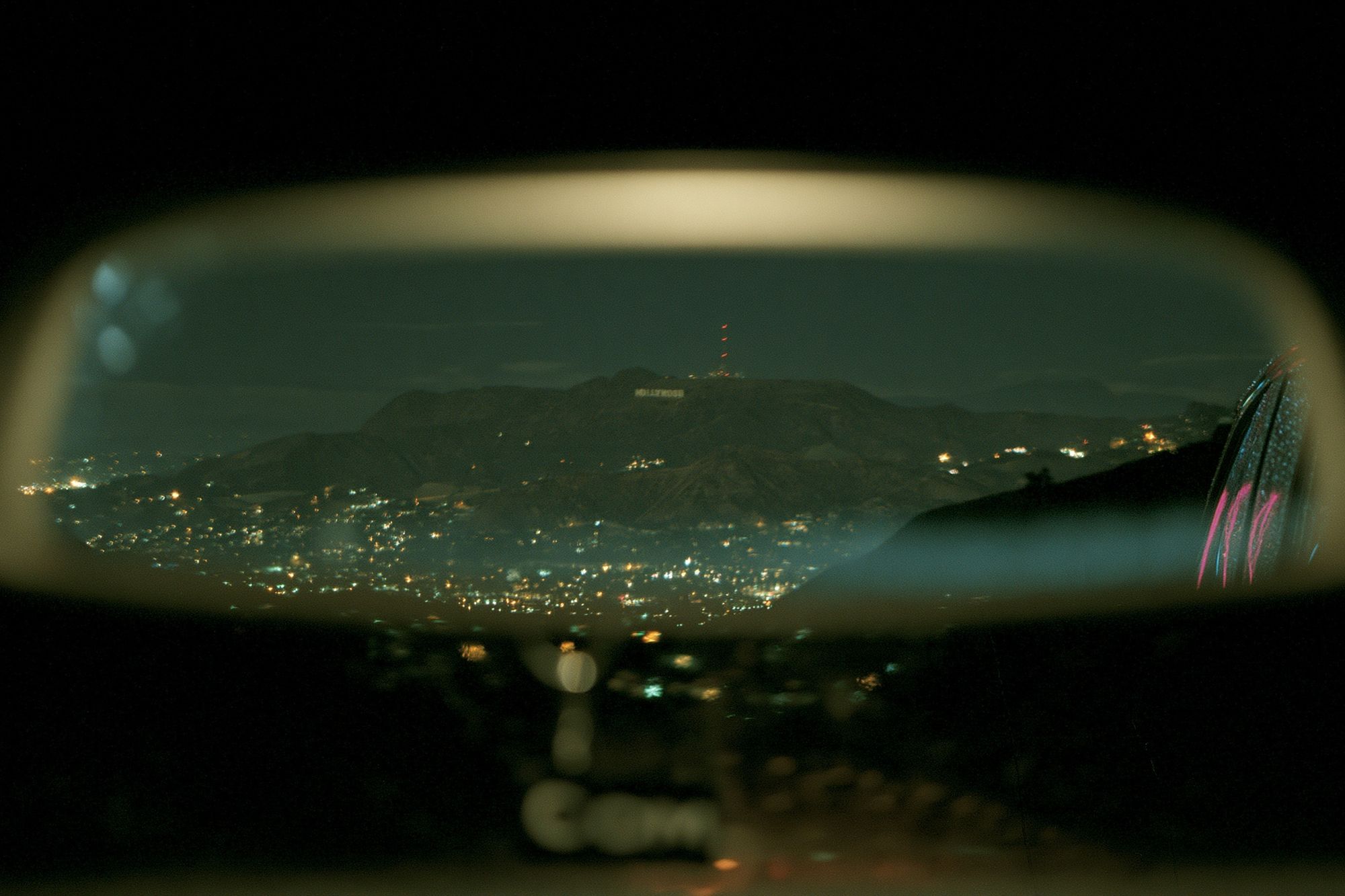 Los Angeles Nightscape Photography Poster. poster detail