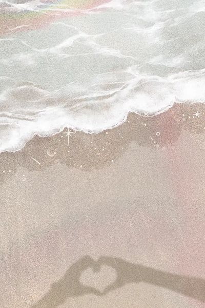 Love by the Ocean — Minimalist Print. poster print