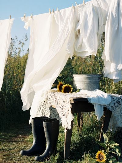 Laundry Day — Vintage Print. poster print