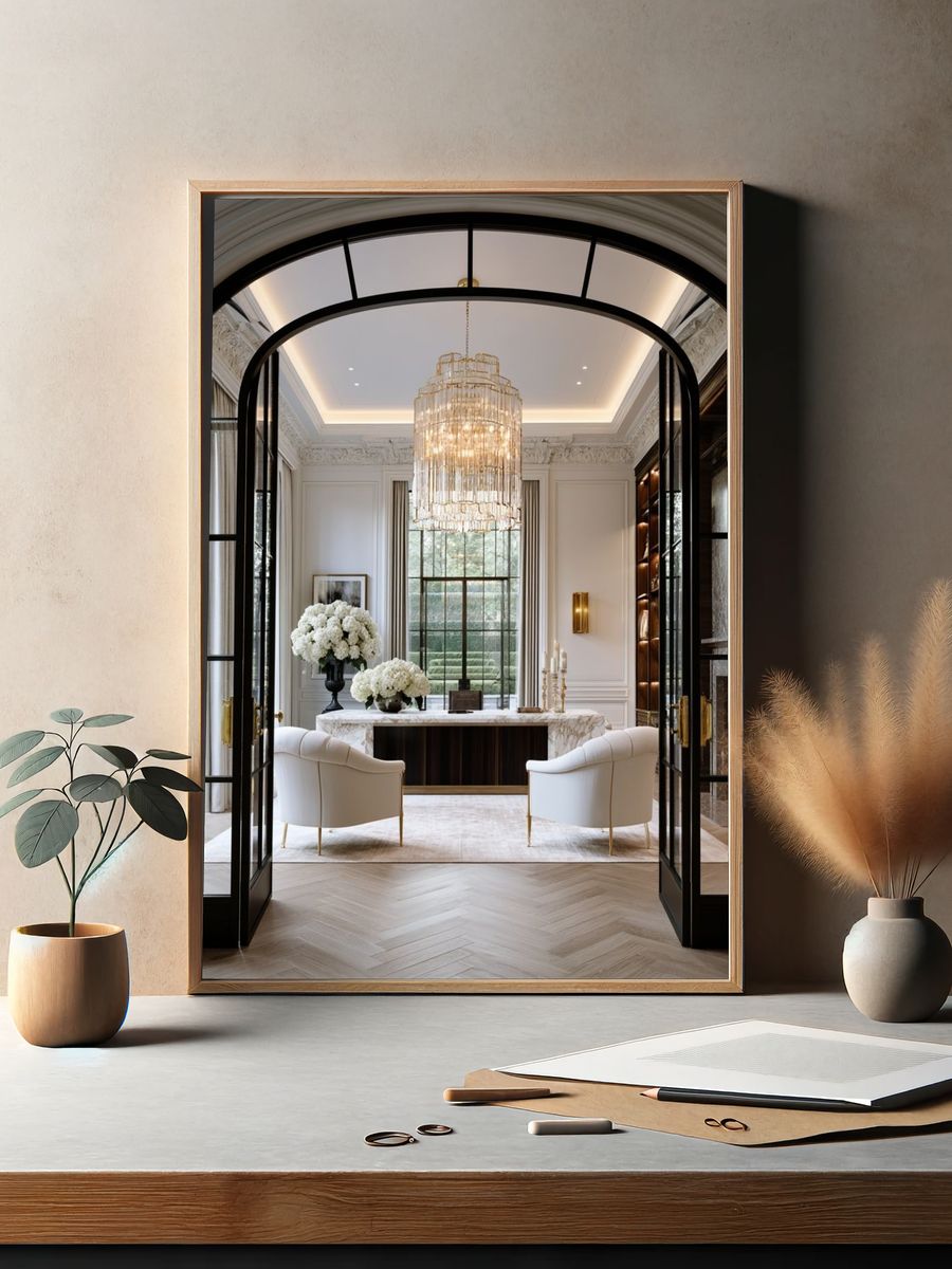 Luxury Foyer Interior Photography Poster. — room view 2