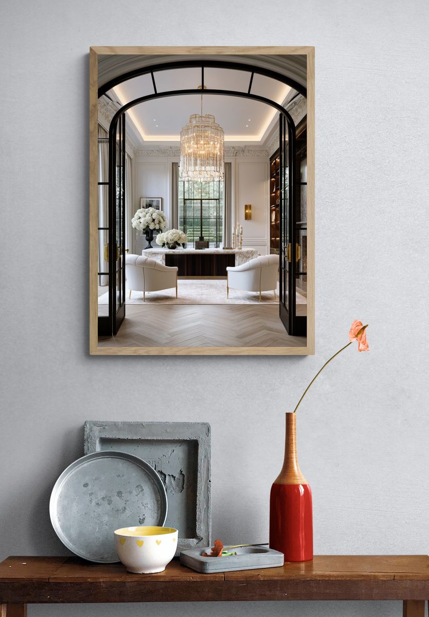 Luxury Foyer Interior Photography Poster. — room view 3