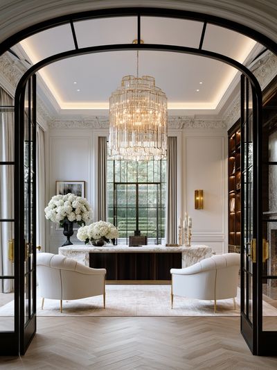 Luxury Foyer Interior Photography Poster. poster