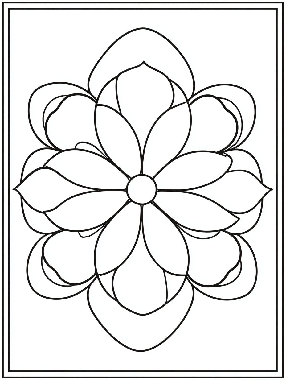 Lotus Flower Line Art Poster. poster — minimalist art