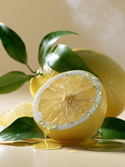Lemon Still Life Illustration Poster. poster