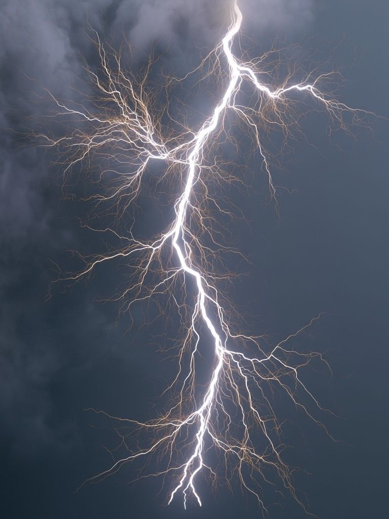 Lightning Strike Photography Poster. poster detail