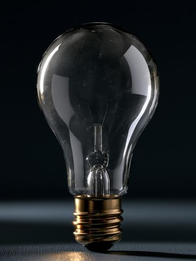 Light Bulb Photography Poster.