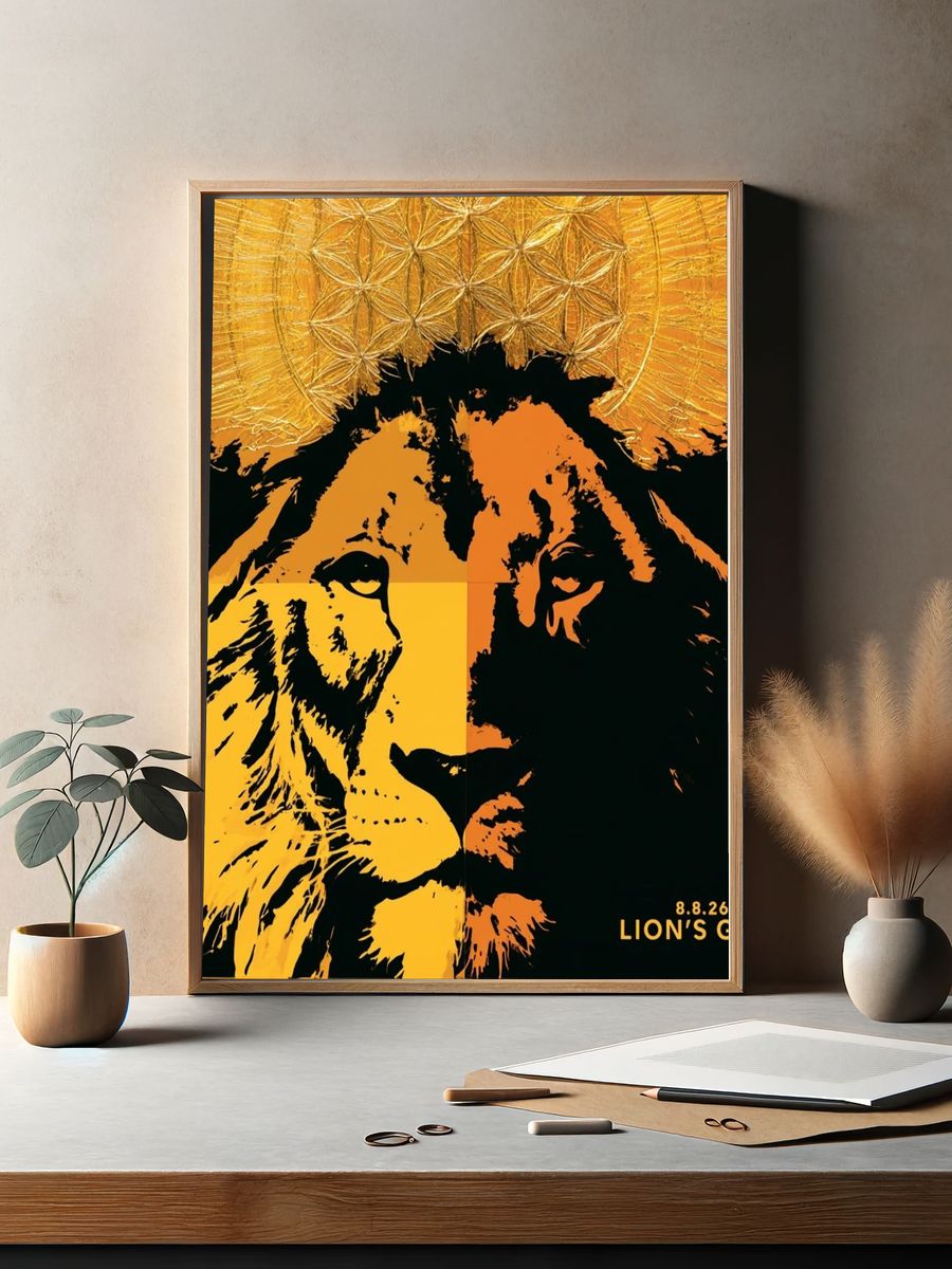 Lion's Gate Pop Art Poster. — room view 2