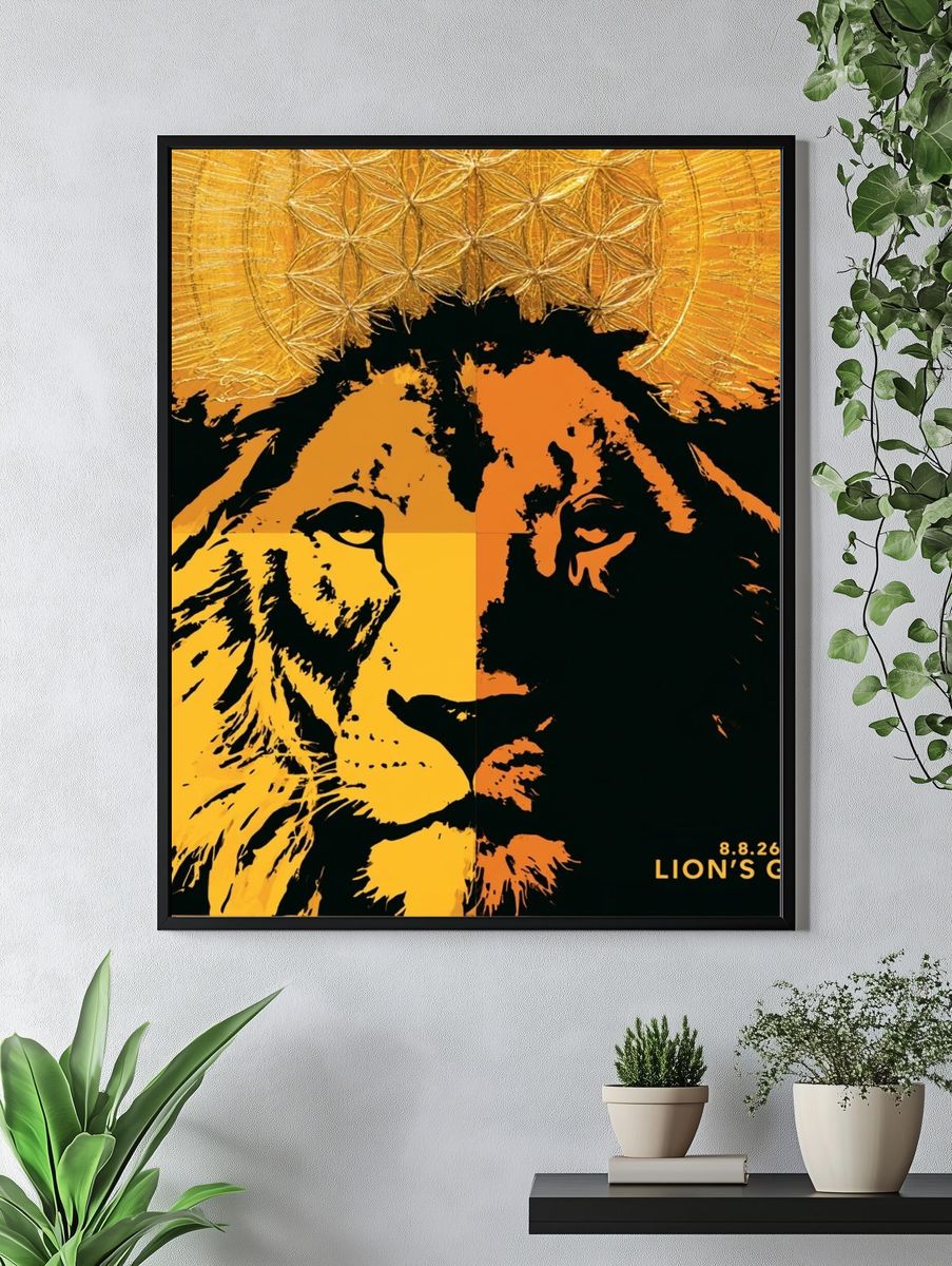 Lion's Gate Pop Art Poster. — room view 4
