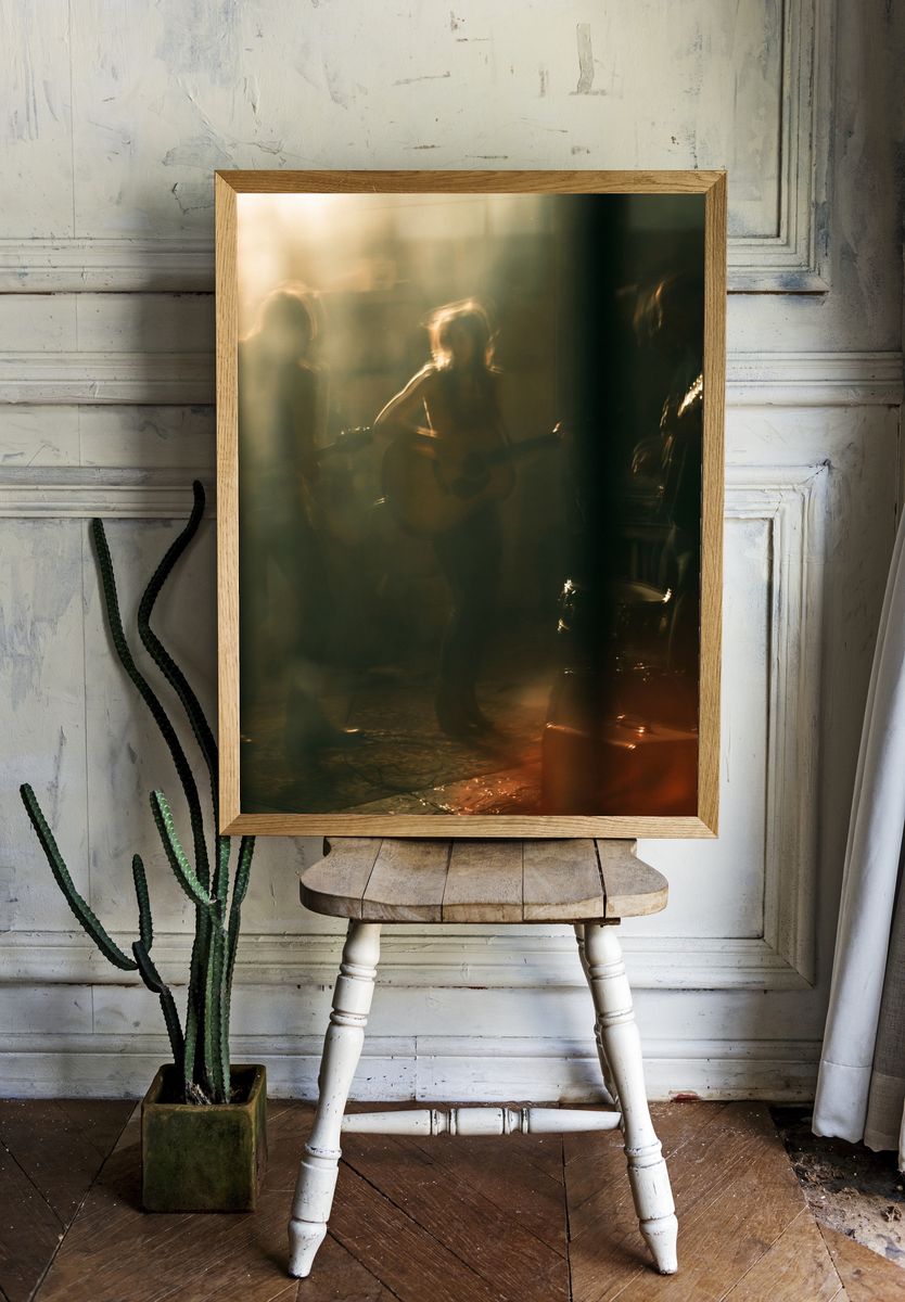 Live Music Silhouette Photography Poster. room preview