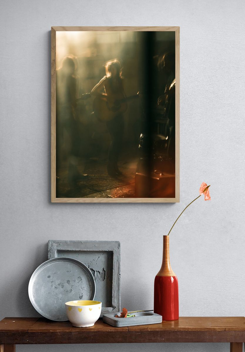 Live Music Silhouette Photography Poster. — room view 3