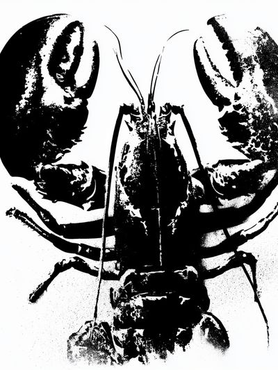 Lobster Ink Print Poster. poster